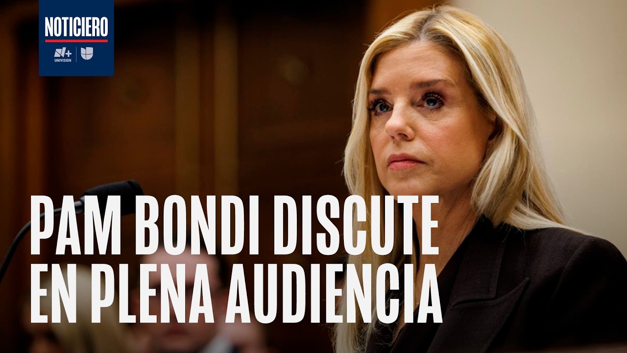 Gritos y tensión marcan la comparecencia de Pam Bondi por archivos Epstein