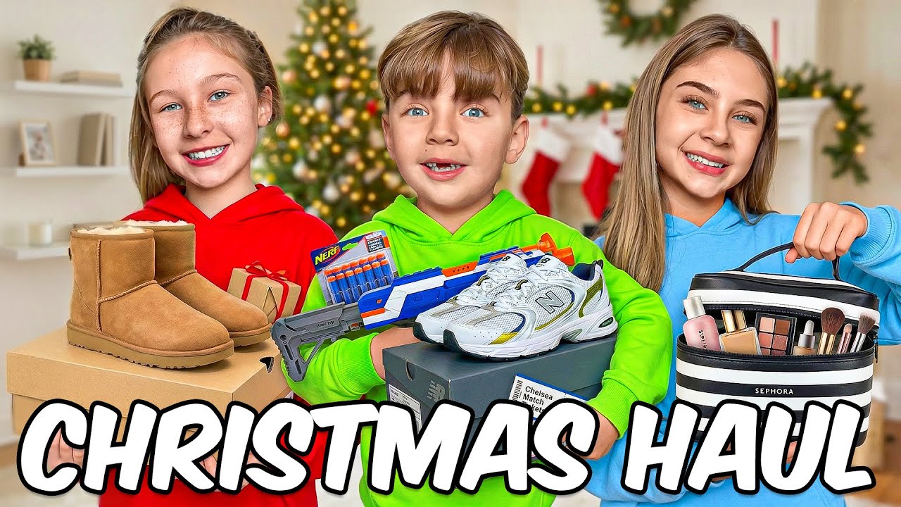 WHAT WE GOT FOR CHRISTMAS 2025!! *haul* 🎄🎀