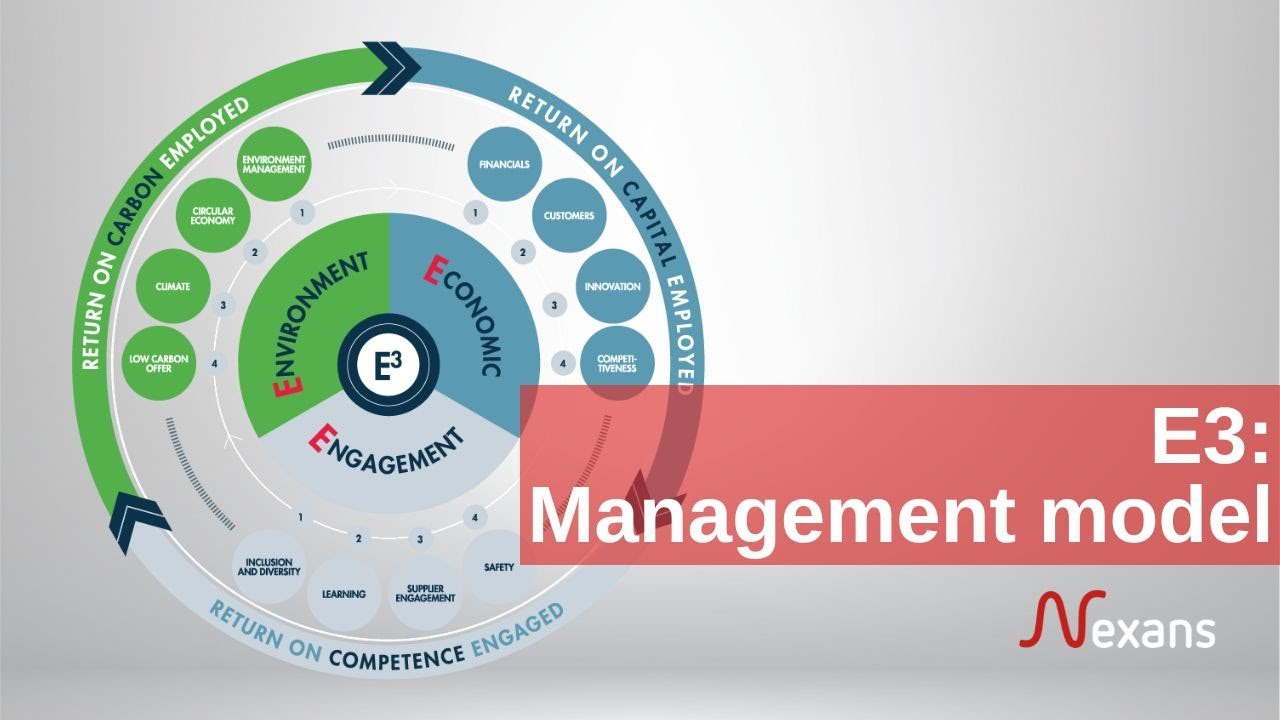 Nexans management model: E3
