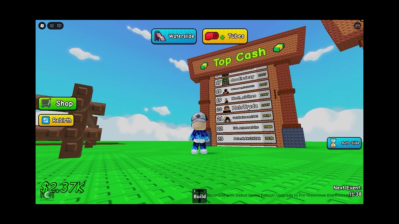 Roblox build a warter slide 