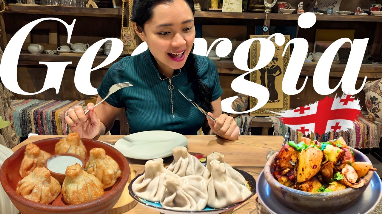 Eating Only Georgian Food for 24 Hours in Tbilisi Georgia 🇬🇪