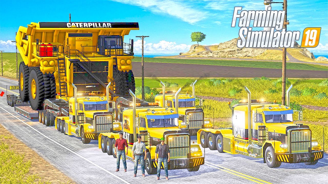 HEAVY HAULING 690 TON DUMP TRUCK WITH 4 SEMI TRUCKS (Dual Tandem) | FS19