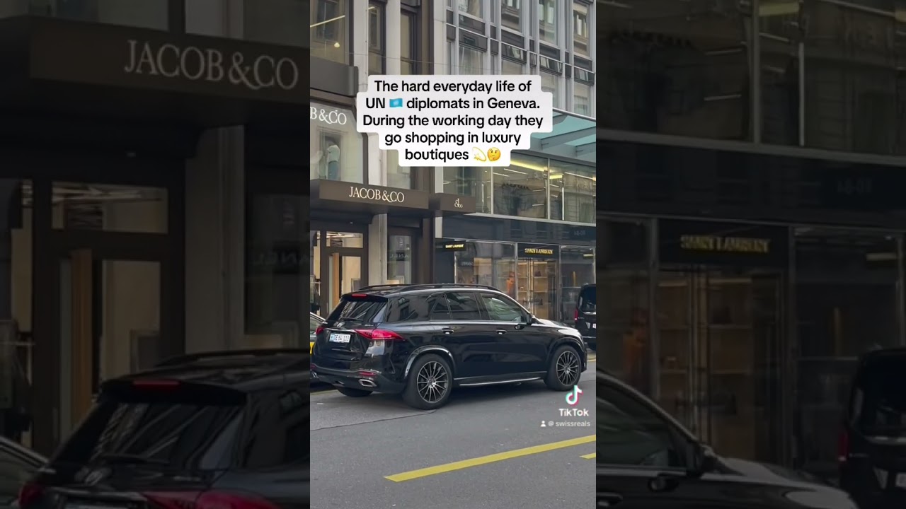 The hard everyday life of UN 🇺🇳 diplomats in Geneva 🇨🇭 #universe #un #switzerland