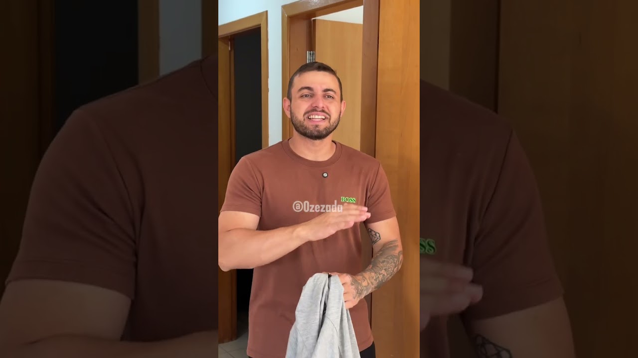 Tacou fogo na roupa nova da madrasta. 