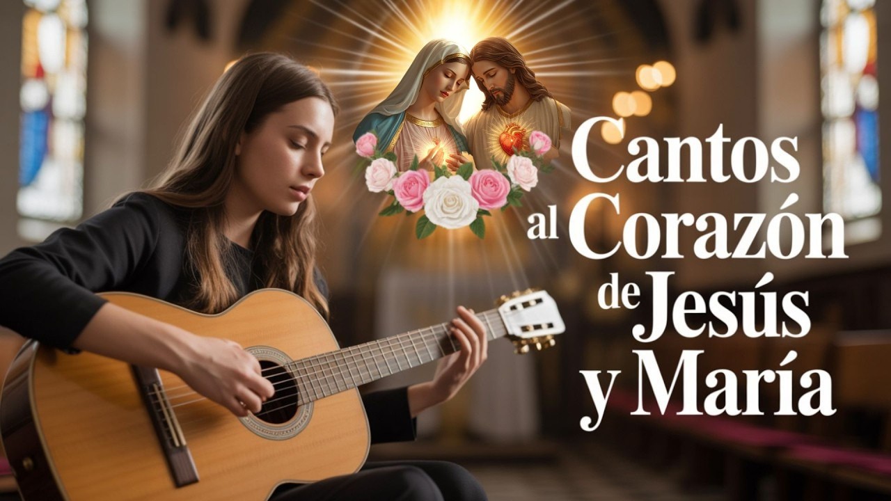 💖 5 Cantos al Sagrado Corazón de Jesús y María | Cantos Católicos que Llegan al Alma y Dan Paz