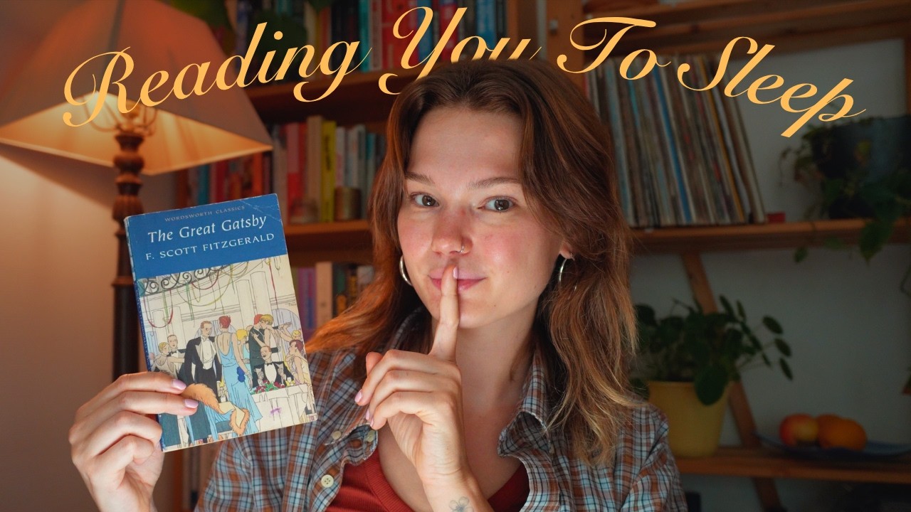 ASMR reading you to sleep 😴📚 | The Great Gatsby | Ch. 1