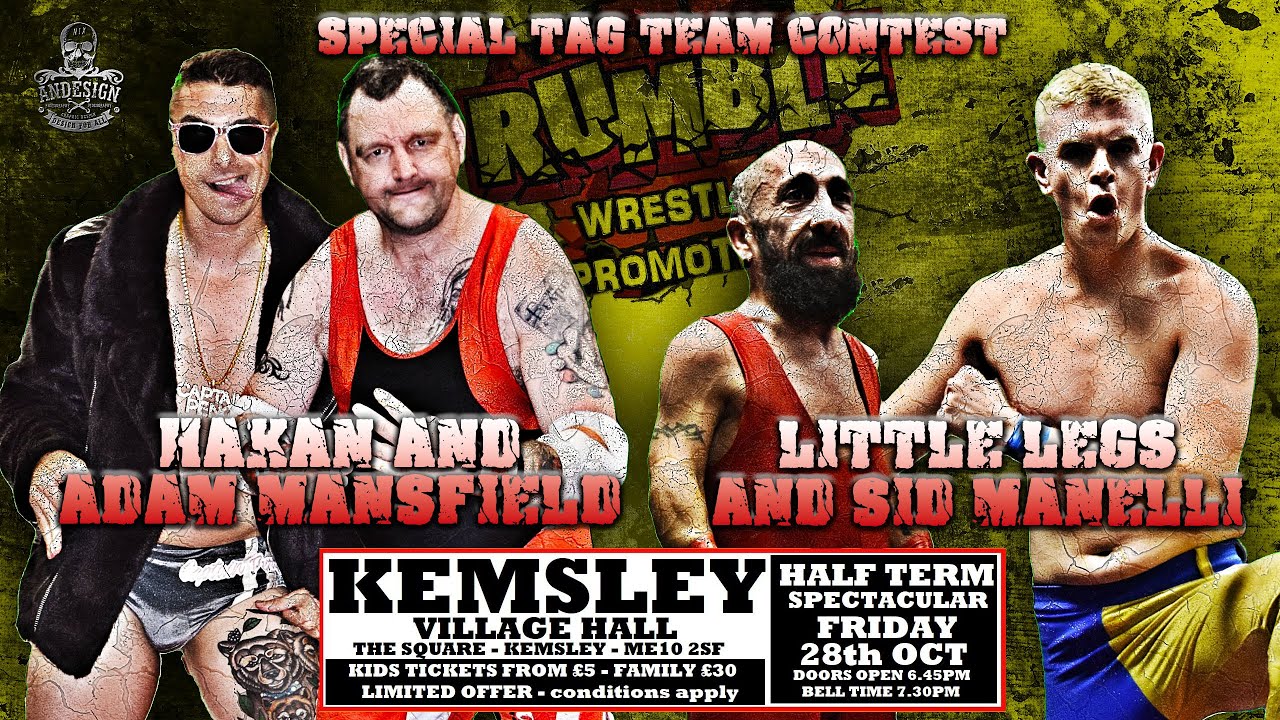 Adam Mansfield and Hakan vs Sid Manelli and Little Legs (Special Tag Team Match)
