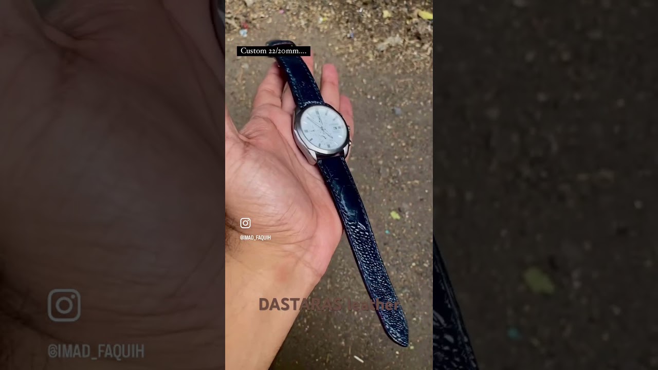 Custom handmade handcrafted leather watch band 