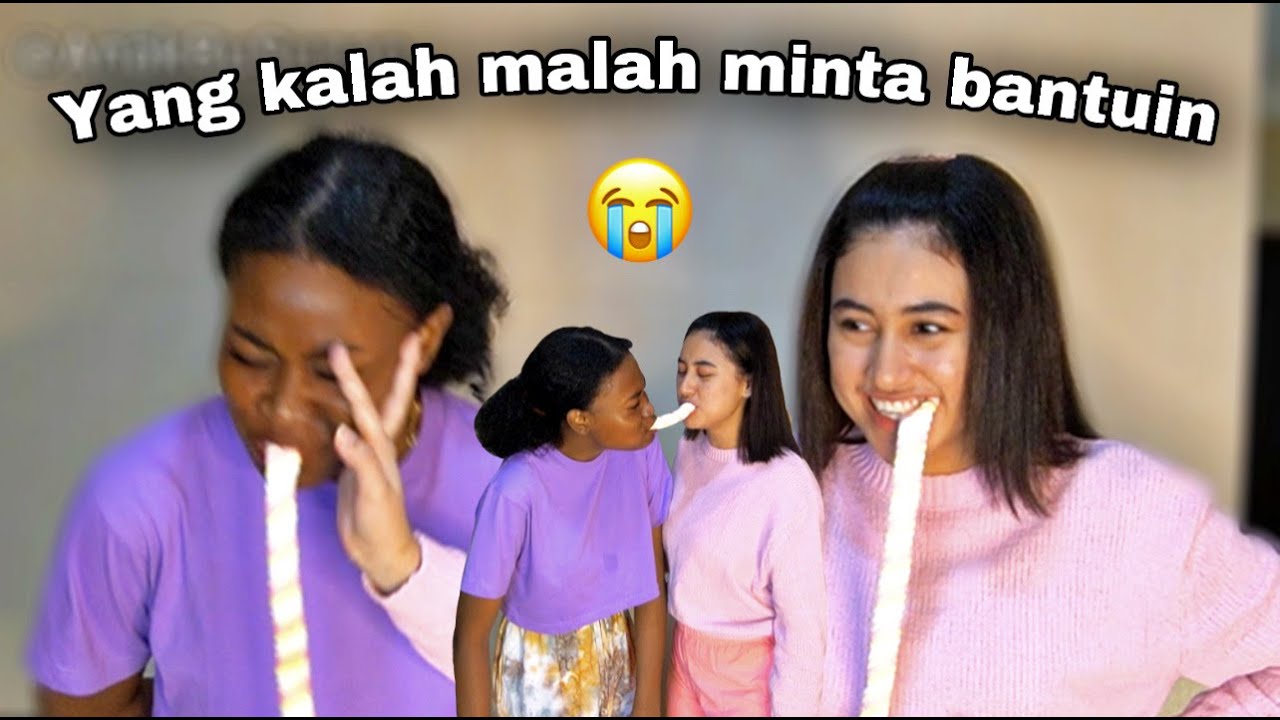 CHUBBY BUNNY CHALLENGE SAMBIL NYANYI !!!