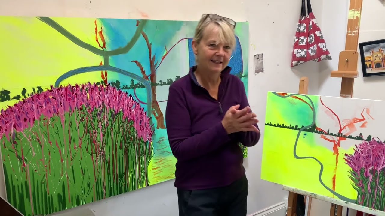 Helen Alice Johnson Artist @helenalicejohnsonartist in The Studio week 32