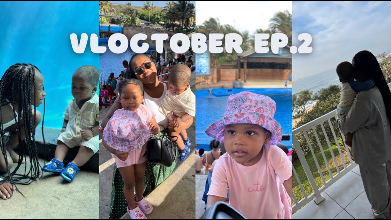Vlogtober Ep. 2 | Durban with my babies | Road Trip | uShaka Marine World