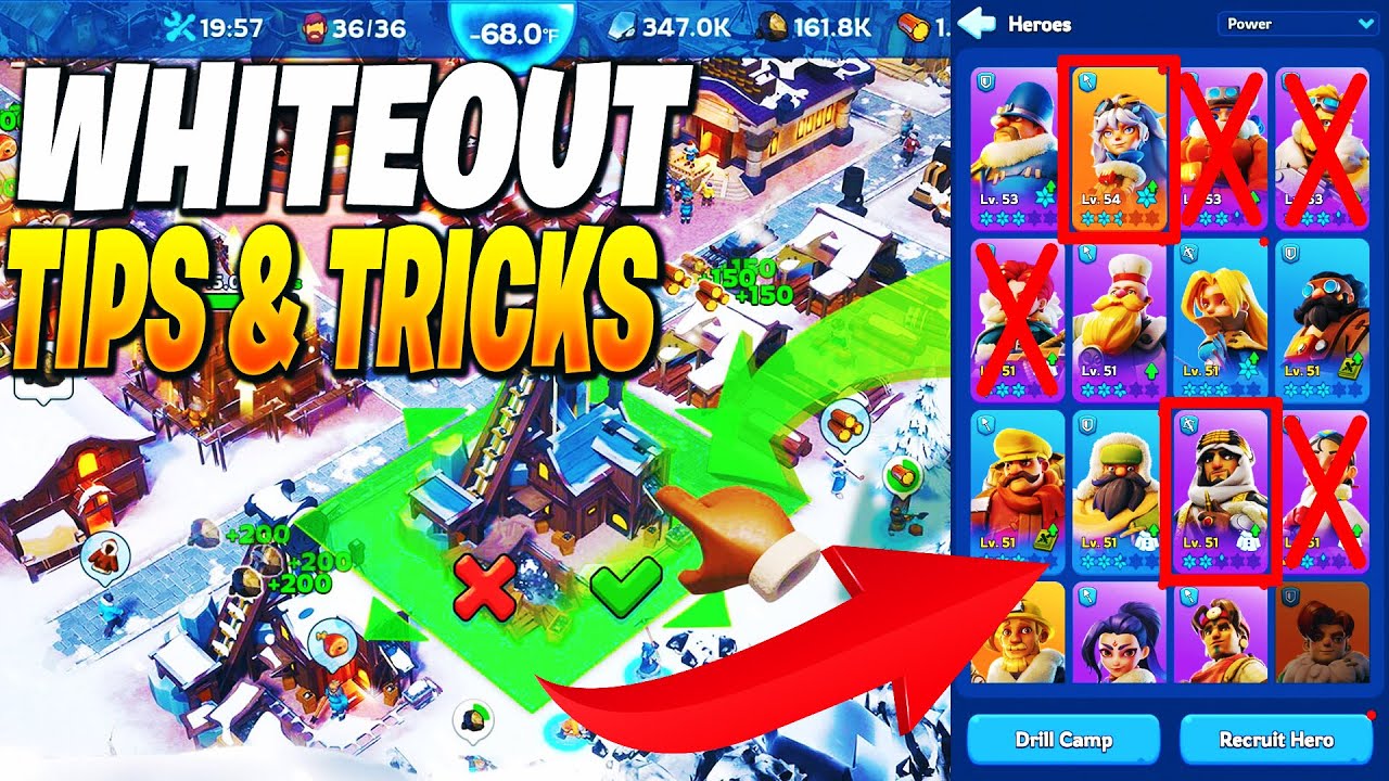 TOP 10 Best TIPS and TRICKS In Whiteout Survival 2025