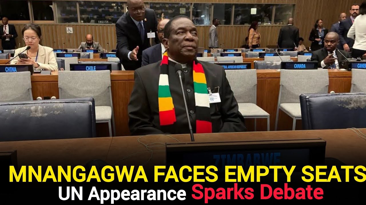 ZANU-PF в шоке: Мнангагва выступает перед пустыми креслами на заседании ООН