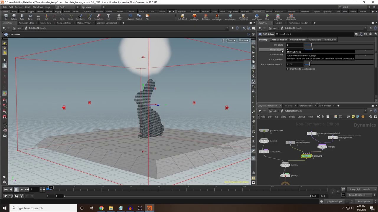 [Houdini Tutorial] Melting a Chocolate Bunny