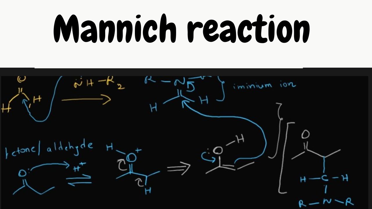 Mannich reaction / mechanism explained