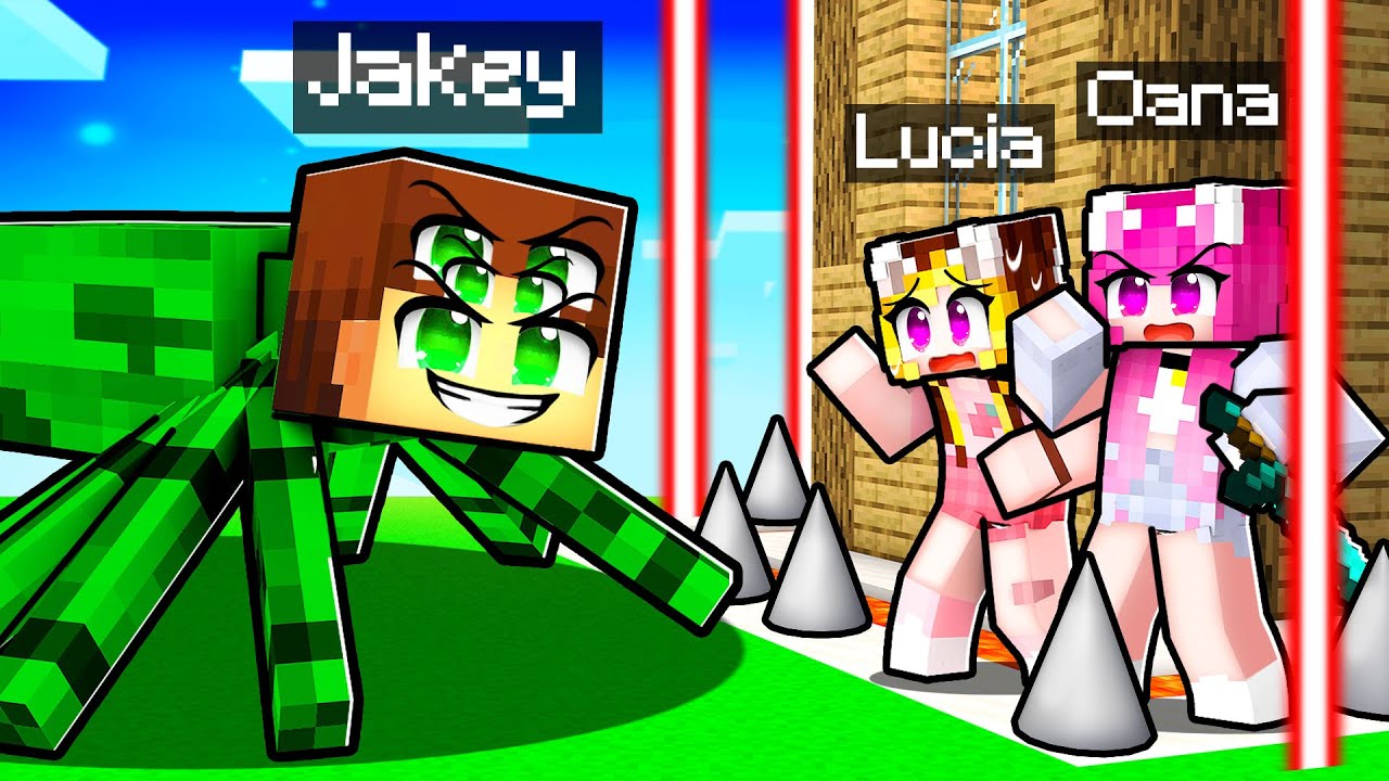 Baza *SECURIZATA* vs JAKEY Paianjen MUTANT in Minecraft !