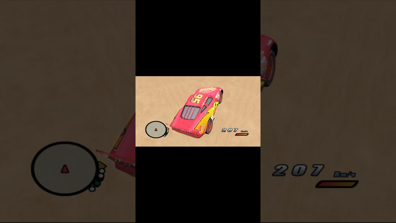 Cars the video game 2006 баг выход за текстуры луиджи и маквином 