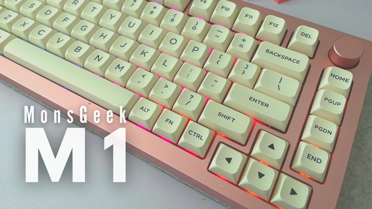 MonsGeek M1 | FR4 Plate | $99 aluminum keyboard marbly build