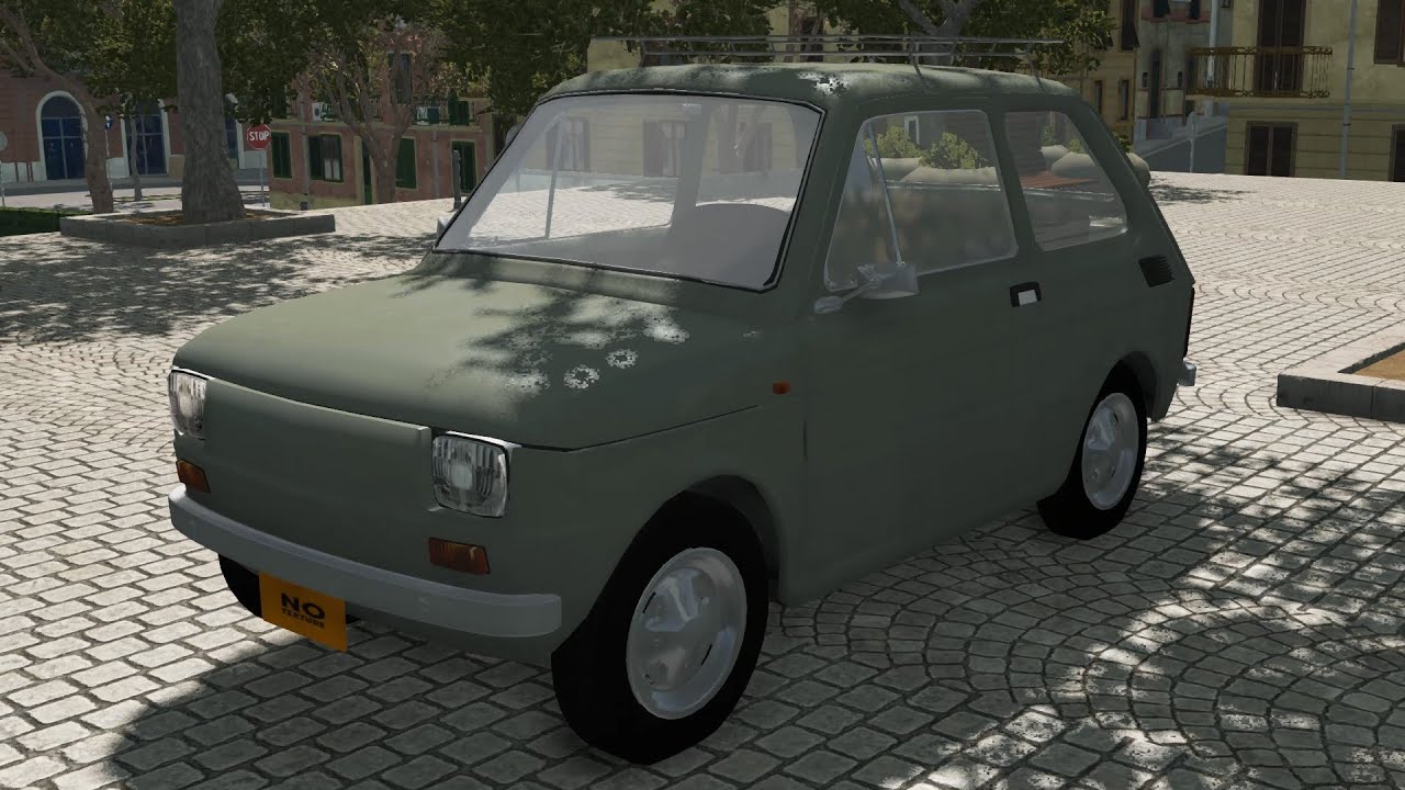 BeamNG.drive - Fiat Maluch 126p 1973 - Car Show Test Drive Crash . 4K 60fps.