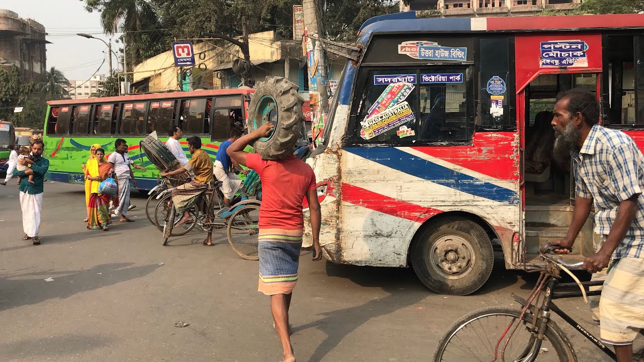 Traffic jam in Dhaka