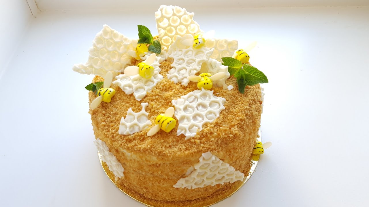 Торт Медовик🐝нежнейший🐝Honey cake🐝