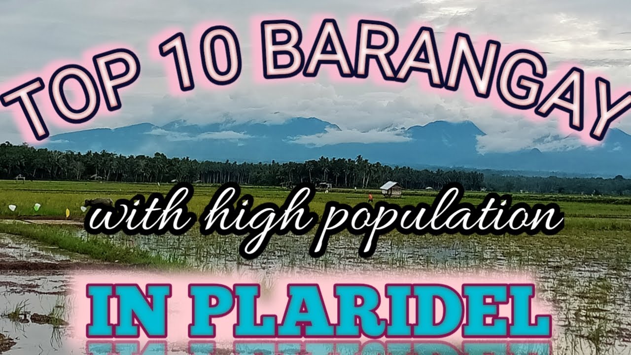 Top 10 Barangay with the Highest Population in Plaridel, Misamis Occidental| Donnix SanTV