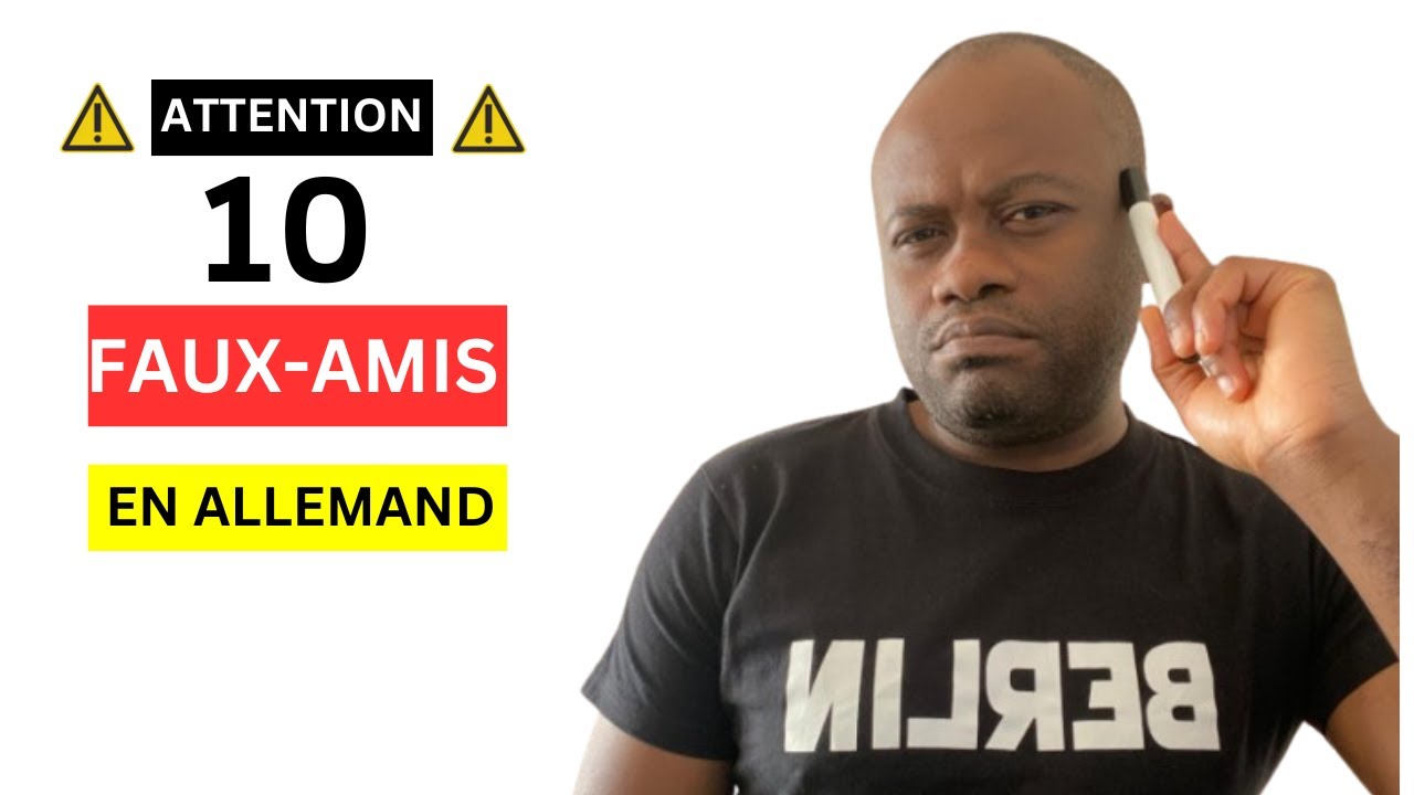 10 Faux-Amis en Allemand: les PIÈGES à Éviter à Tout Prix - Part 1