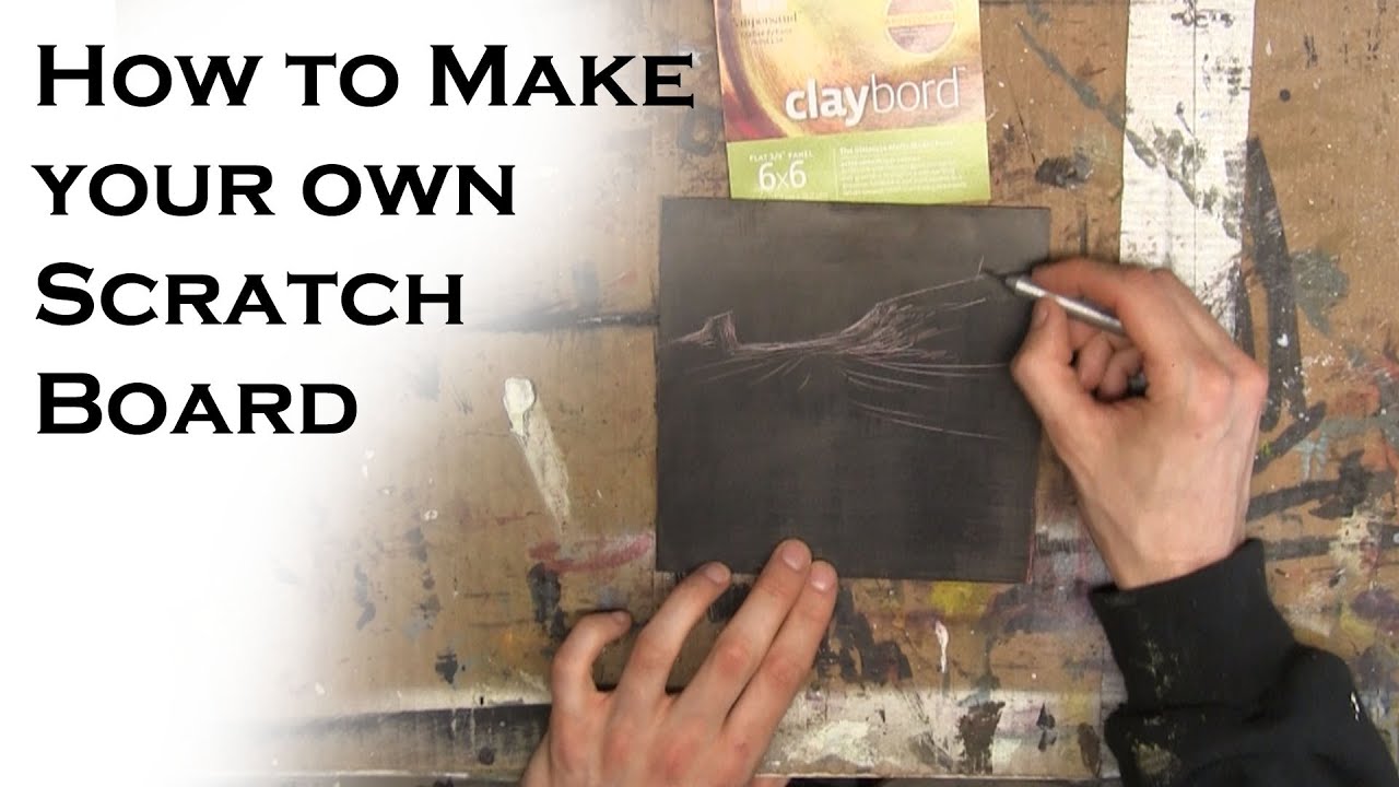 Easy Method to Make Scratchboard