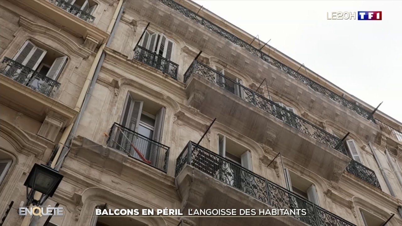 Balcons en péril : l'angoisse des habitants de Marseille