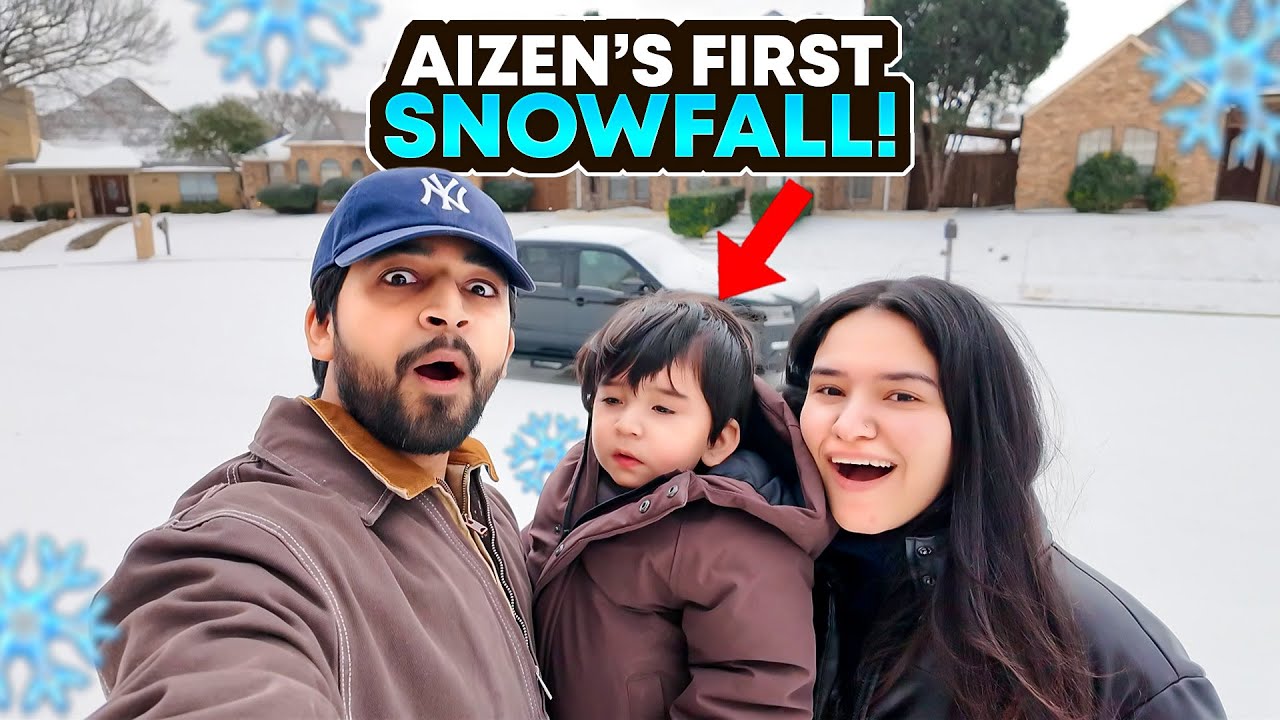 Dallas May WINTER STORM KAY HALAAT | STUCK AT HOME | Pakistani Family in USA