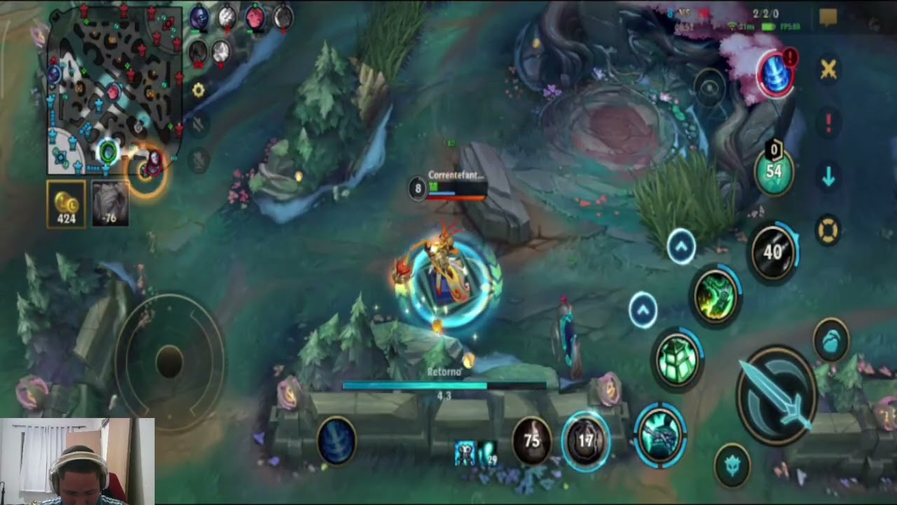Gameplay de Thresh com um time questionavel