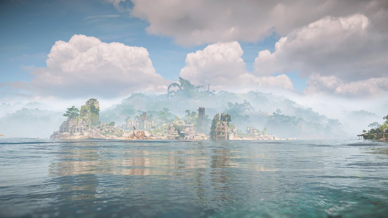 ￼Horizon forbidden west: exploration and combat around the burning Shores
