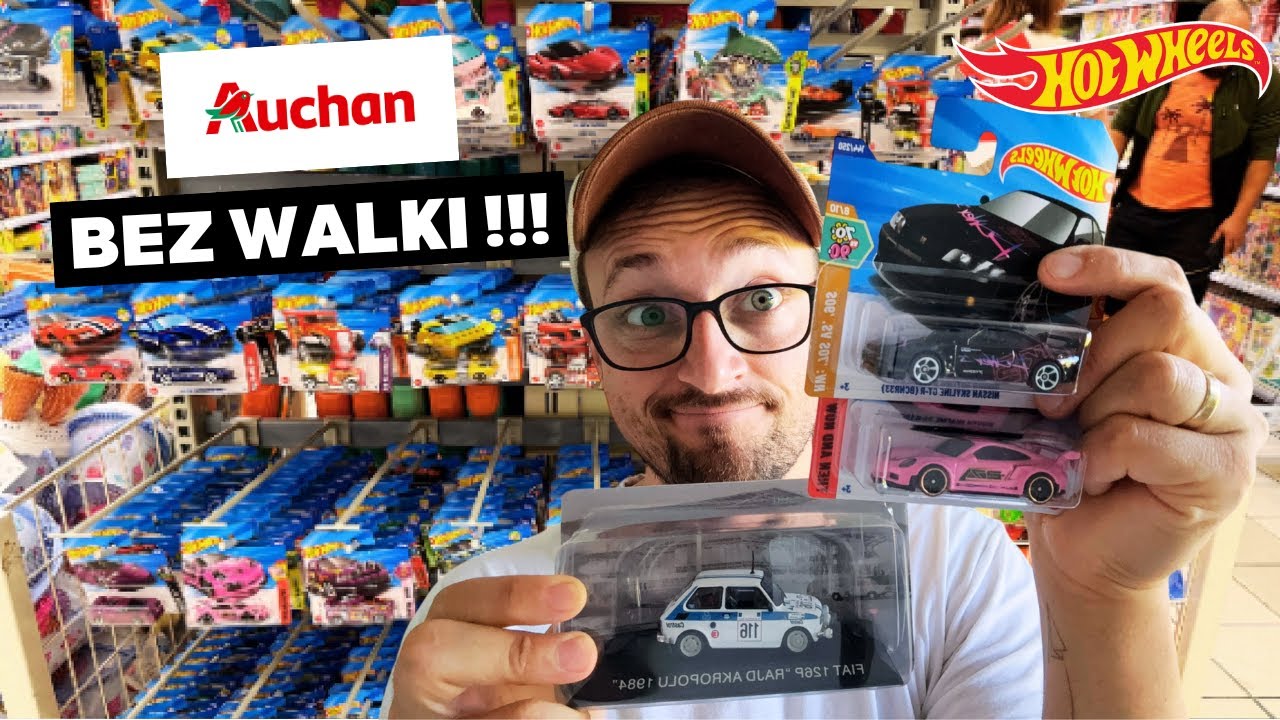 W KOŃCU NA POLOWANIU ! AUCHAN ZNOWU Z DOSTAWĄ ! HOT WHEELS HUNTING
