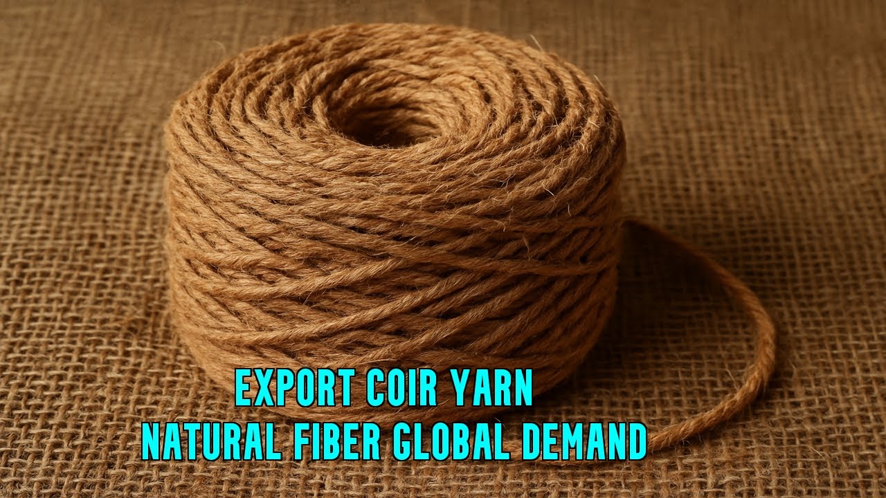 Export Coir Yarn &mdash; Natural Fiber, Global Demand