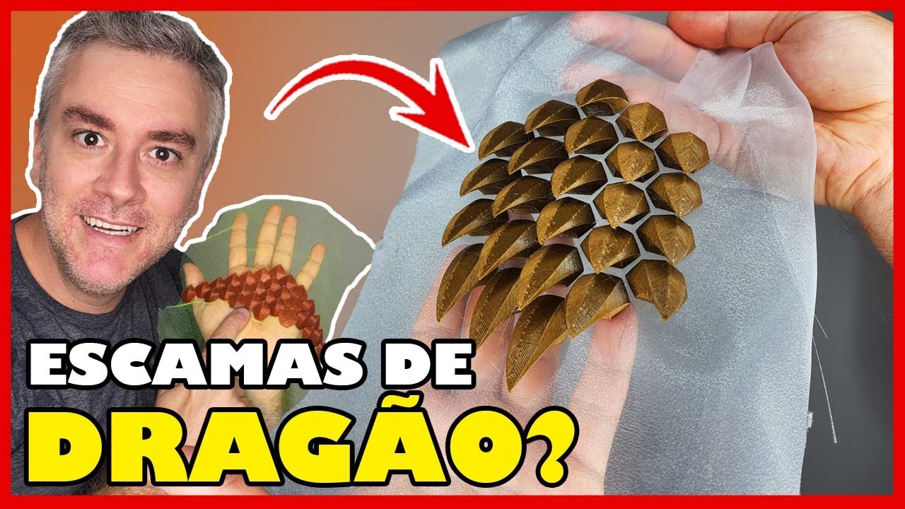 IMPRIMIR EM 3D usando TECIDO! O resultado fica INCRÍVEL!