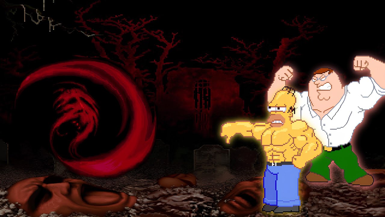[KOF MUGEN] Giygas vs. Homero Simpson & Peter Griffin