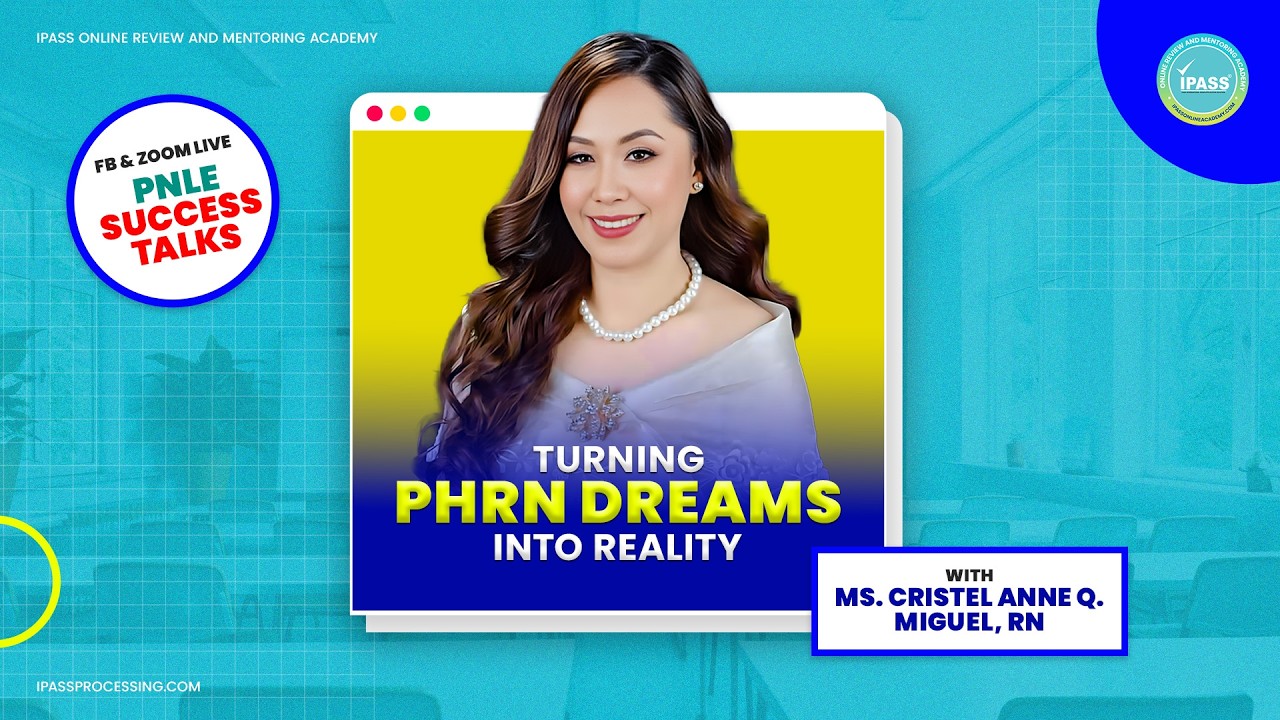 Turning USRN Dreams Into Reality | Success Talks with Ms. Cristel Anne Q. Miguel, RN, USRN