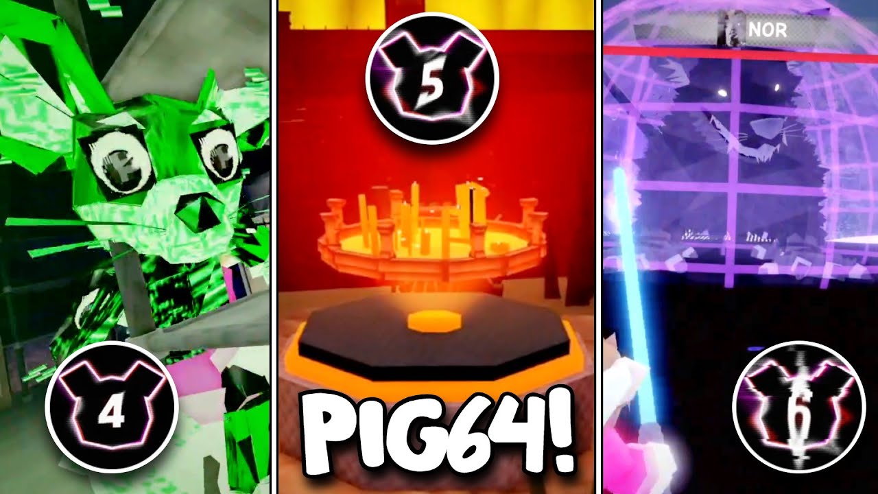 How to get ACT 4, 5 & 6 in PIG64! (FINAL BOSS!)