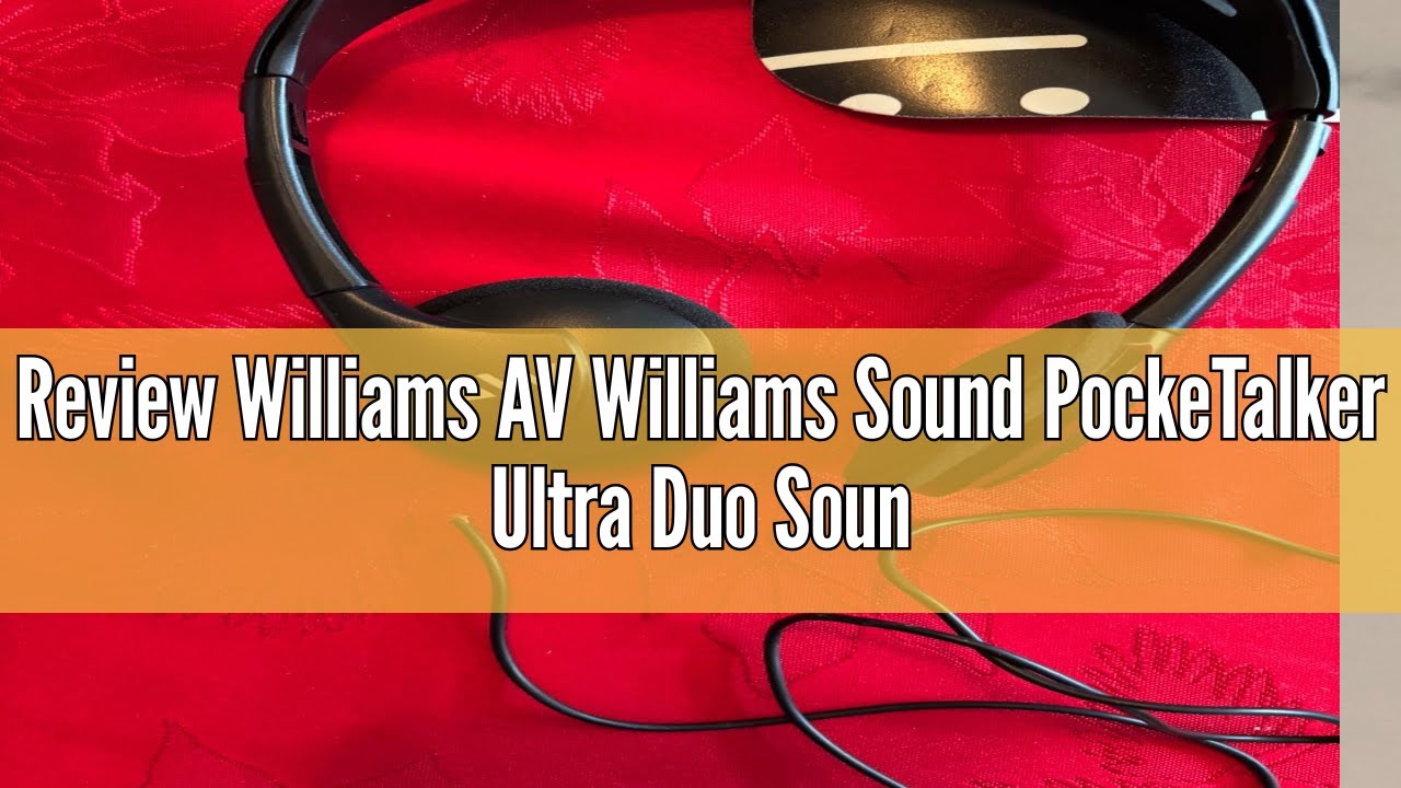 Review Williams AV Williams Sound PockeTalker Ultra Duo Sound Amplifier with Headphone & Earbud, Yea