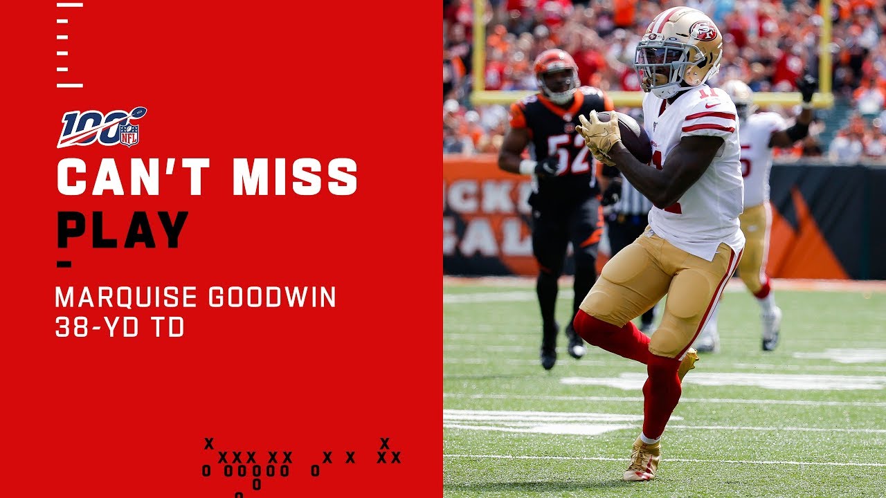 Marquise Goodwin Is WIDE OPEN for a 38-Yd TD