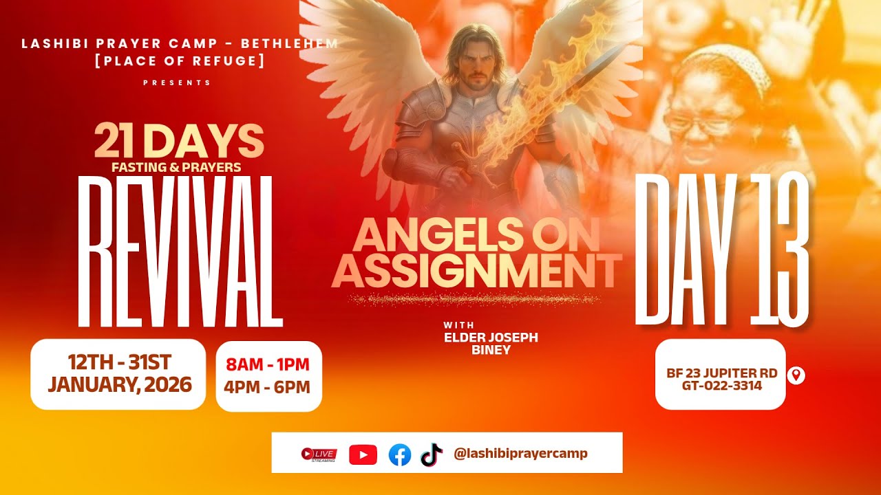 YOU ARE WATCHING THE 21 DAYS REVIVAL SERVICE . DAY 13..PT.1. 24.01.2026