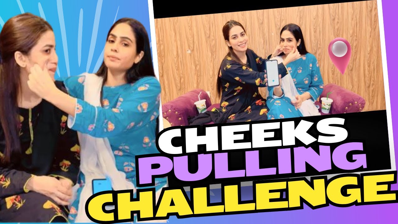 CHEEKS PULLING CHALLANGE PART 2 | GIRLYGIGGLES