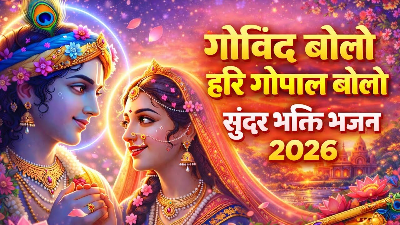 गोविंद बोलो हरि गोपाल बोलो | सुंदर राधा कृष्ण भजन | Krishna Bhajan 2026 | शून्य