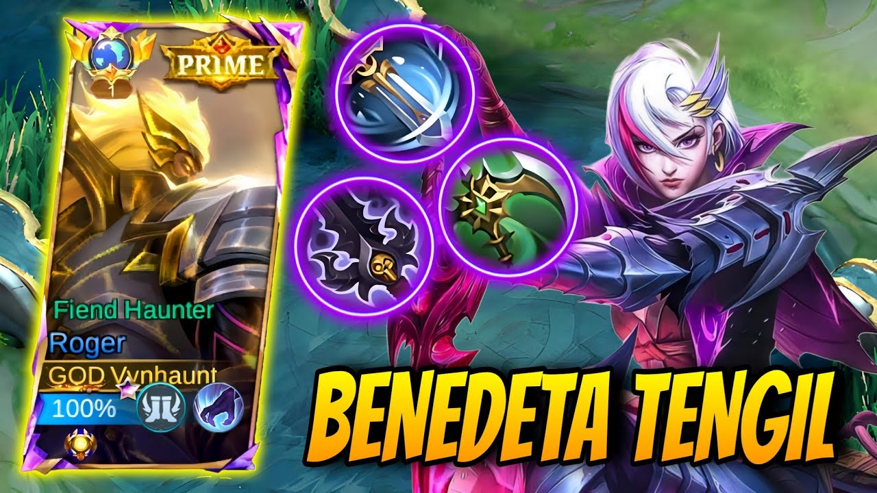 HYPER ROGER VS BENEDETA HYPER 2024 | BUILD ROGER TERSAKIT 2024 | BEST BUILD ROGER TERBARU - MLBB