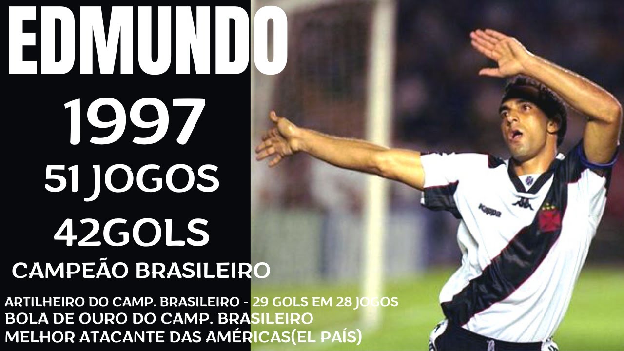 EDMUNDO TODOS OS GOLS E DRIBLES PELO VASCO EM 1997
