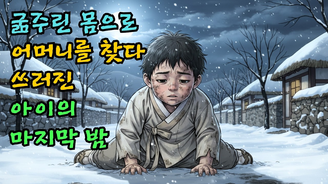 굶주린 몸으로 어머니를 찾다 쓰러진 아이의 마지막 밤| 야담 | 민담 | 전설 | 옛날이야기