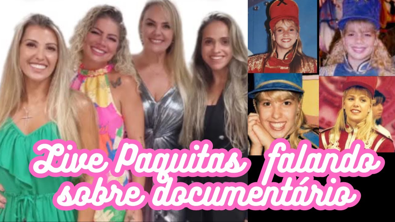 As Paquitas Cátia Paganote, Roberta Cipriani, Ana Paula Almeida e Priscilla Couto fazem live!