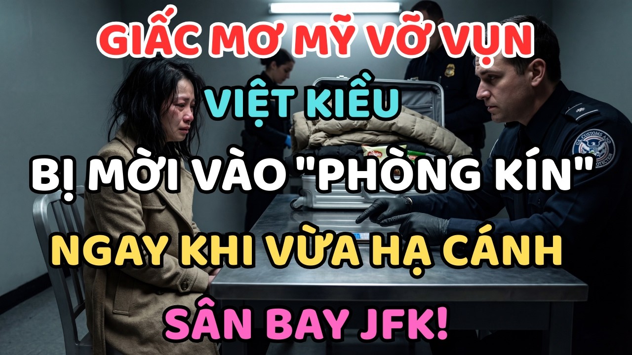 GIẤC MỘNG MỸ VỠ VỤN: VIỆT KIỀU BỊ MỜI VÀO 