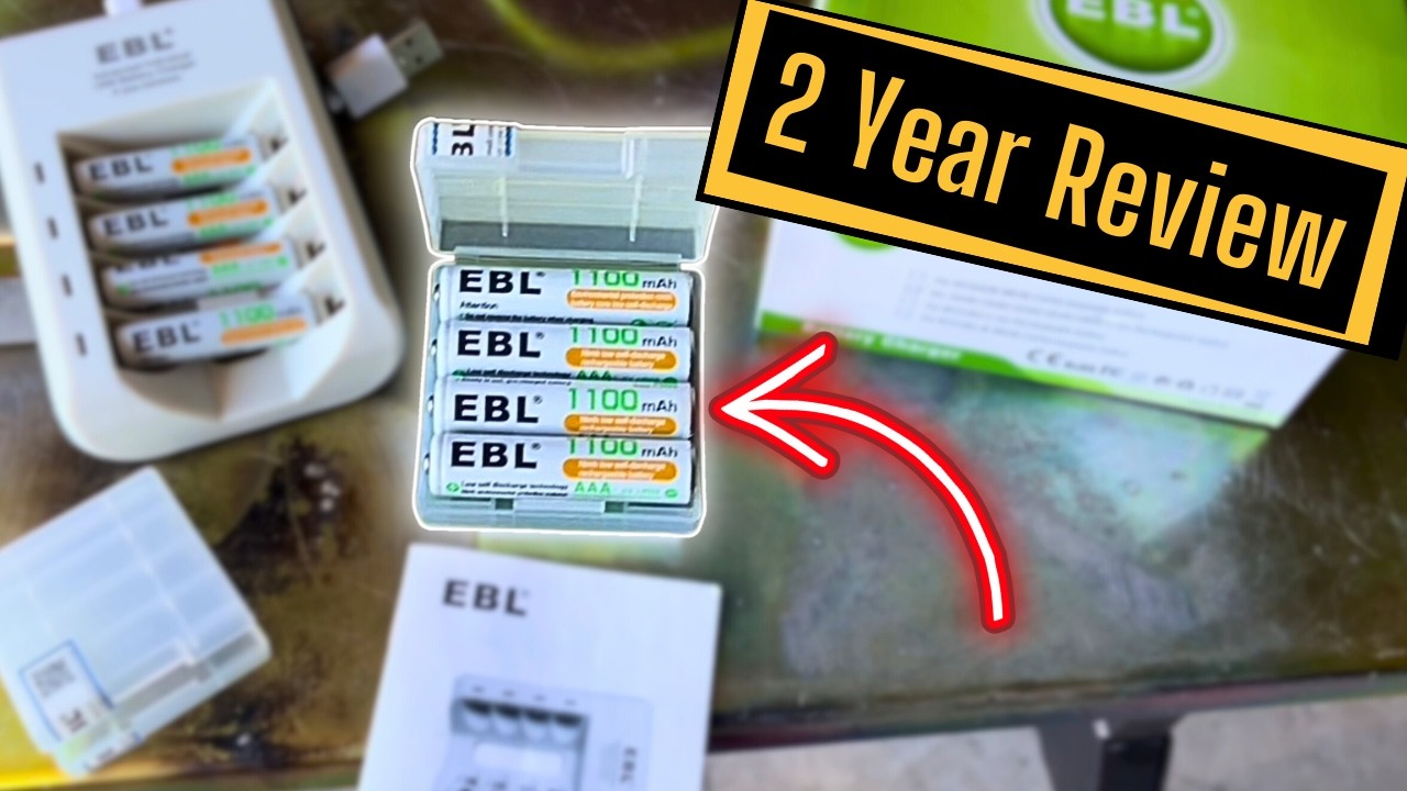 I Tested EBL Rechargeable Batteries for 2 YEARS!