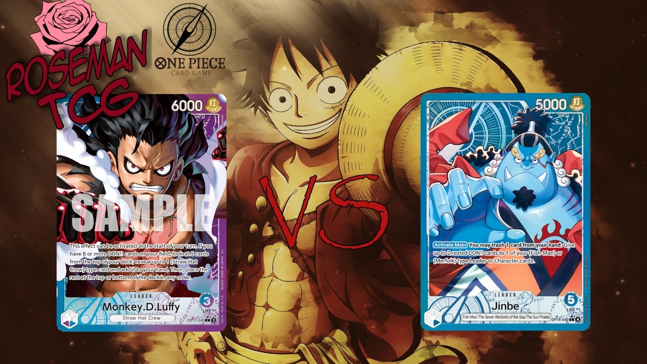 One Piece TCG U/P Luffy v Blue Jinbe - March 8th Round 2